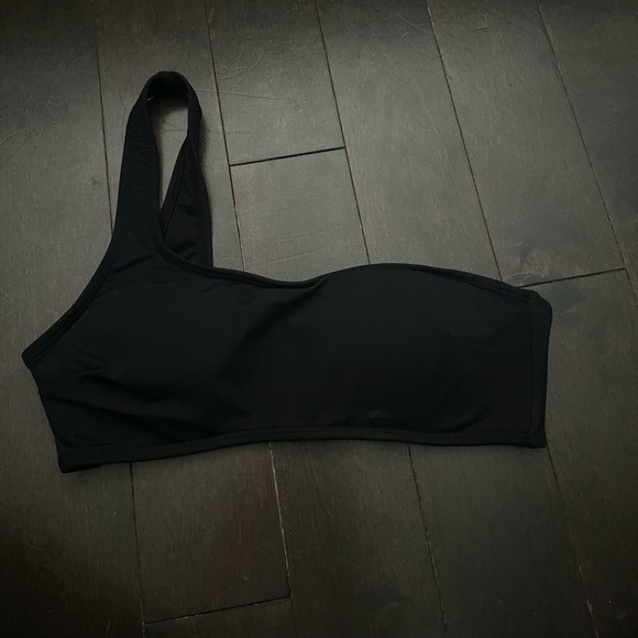 Black one shoulder bathing suit - Picture 1 of 2